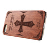 Cross Sword Embossment Carving Design Wood Back Case Cover for iPhone 6 / 6S
