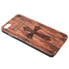 Retro Embossment Carving Design Wood Back Case Cover for iPhone 6 Plus / 6S Plus