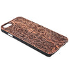 Retro Totem Pattern Embossment Carving Design Wood Back Case Cover for iPhone 6 / 6S