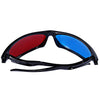 Wonderful Sunglasses-Shaped Red + Blue Lens Anaglyph Circularly 3 Dimensional 3D Glasses for 3D Games 3D DVD Movies