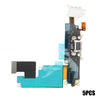 5Pcs Headphone Audio Charging Data USB Port Flex Cable Repair Parts for iPhone 6 Plus