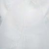 Sweet Fold Mandarin Collar Sleeveless Bowtie Back Button Solid Color Organza T-shirt for Women