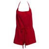 Sexy Halter Lace-up Off-the-shoulder Backless Drawstring Elastic Waist Solid Color Romper for Women
