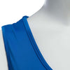 Sexy Round Collar Sleeveless Backless Patchwork Hollow Out Solid Color Knee-length Bodycon Dress for Women