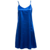 Sexy Plunging Neck Suspender Patchwork Solid Color Loose Sleepshirt for Women