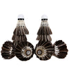 12pcs Portable Black Duck Feather Training Badminton Balls Shuttlecocks Sport