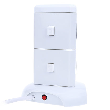 Alardor ALD - 2W4K - L 180 Degree Rotating Socket Intelligent Vertical Surge Protection Power Strip