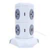 Alardor ALD - 2W4K - L 180 Degree Rotating Socket Intelligent Vertical Surge Protection Power Strip