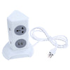 Alardor ALD - 2W4K - L 180 Degree Rotating Socket Intelligent Vertical Surge Protection Power Strip