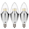 3PCS E12 110V 6W SMD 3014 LED Candle Light