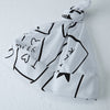 3pcs Jewel Collar Long Sleeve Milk Bottle Printed T-Shirt Long Pants with Hat for Baby Boys
