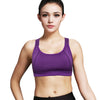 Breathable Adjustable Elastic Solid Color Wireless Yoga Vest Bra for Women