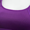 Breathable Adjustable Elastic Solid Color Wireless Yoga Vest Bra for Women