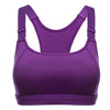 Breathable Adjustable Elastic Solid Color Wireless Yoga Vest Bra for Women