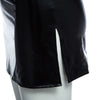 Sexy Plunging Neck Criss-Cross Backless Faux Leather Skinny Mini Dress for Women