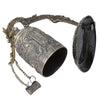 Zinc Alloy Vintage Style Bronze Lock Dragon Carved Buddhist Bell Chinese Geomantic Artware Exquisite Home Decor