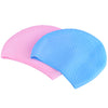 Swimming Unisex Adult Cap Waterproof Elastic Silicone Hat for Long Hair