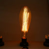 Lightme 4pcs 230V 40W E27 110 - 120LM 13AK Retro Bulb Tungsten Filament Energy-saving Straight Sided Lamp