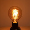 Lightme 6pcs G80 230V 40W E27 110 - 120LM 19AK Retro Bulb Tungsten Filament Energy-saving Lamp