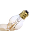Lightme 4pcs 230V 40W E27 110 - 120LM 32AK Retro Bulb Tungsten Filament Gourd Shape Energy-saving Straight Sided Lamp