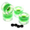 4pcs 60 x 45mm LED Transparent Skateboard Wheels