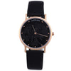 LONGBO 80026 Couple Quartz Watch Ultrathin Special Pattern Dial Water Resistance Wristwatch