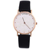 LONGBO 80026 Couple Quartz Watch Ultrathin Special Pattern Dial Water Resistance Wristwatch