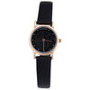LONGBO 80026L Female Quartz Watch Ultrathin Special Pattern Dial Water Resistance Wristwatch