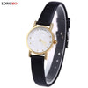 LONGBO 80026L Female Quartz Watch Ultrathin Special Pattern Dial Water Resistance Wristwatch