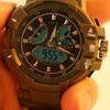 OTS 8061 Men LED Digital Luminous Analog Quartz Watch Outdoor Sport Dual Movt Wristwatch