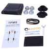 Refurbished TP - 810 Solar Power Supply TPMS Car Tire Pressure Monitoring Intelligent System with LED Display 4 External Sensors