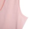 Sexy Plunging Neck Criss-Cross Pure Color Crop Top for Women