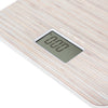 YESHM YHB1447 Wooden Grain Shape Precision Electronic Body Fat Weight Scales LCD Display Weighing Tool