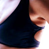 Sexy Scoop Collar Criss-Cross Solid Color Crop Top for Women