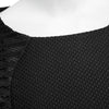 Round Collar Sleeveless Sash Waist Pure Color A-Line Ball Gown Dress for Women