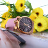 Angie ST7154L Matonini Series Leather Band Quartz Watch for Ladies Luminous Pointers