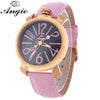 Angie ST7154L Matonini Series Leather Band Quartz Watch for Ladies Luminous Pointers