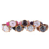 Angie ST7154L Matonini Series Leather Band Quartz Watch for Ladies Luminous Pointers