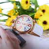 Angie ST7154L Matonini Series Leather Band Quartz Watch for Ladies Luminous Pointers