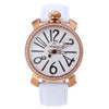 Angie ST7154L Matonini Series Leather Band Rhinestone Quartz Watch for Ladies Luminous Pointers