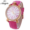 Angie ST7154L Matonini Series Leather Band Rhinestone Quartz Watch for Ladies Luminous Pointers