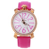 Angie ST7154L Matonini Series Leather Band Rhinestone Quartz Watch for Ladies Luminous Pointers