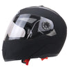 Full Face Motorcycle Helmet Dual Visor Street Bike with Transparent Shield