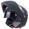 Full Face Motorcycle Helmet Dual Visor Street Bike with Transparent Shield
