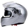 Full Face Motorcycle Helmet Dual Visor Street Bike with Transparent Shield