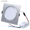 Square 4 Inch 7W LED Panel Light Ceiling Downlight