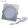 Square 4 Inch 7W LED Panel Light Ceiling Downlight