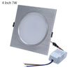 Square 4 Inch 7W LED Panel Light Ceiling Downlight