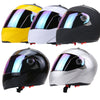 Full Face Motorcycle Helmet Dual Visor Street Bike with Colorful Shield