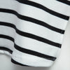 Sexy Round Collar Sleeveless Side Lace-up Stripe Print Color Block Sheath Cotton Vest for Women